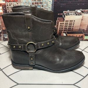 Men's Brown Leather Ankle Boots